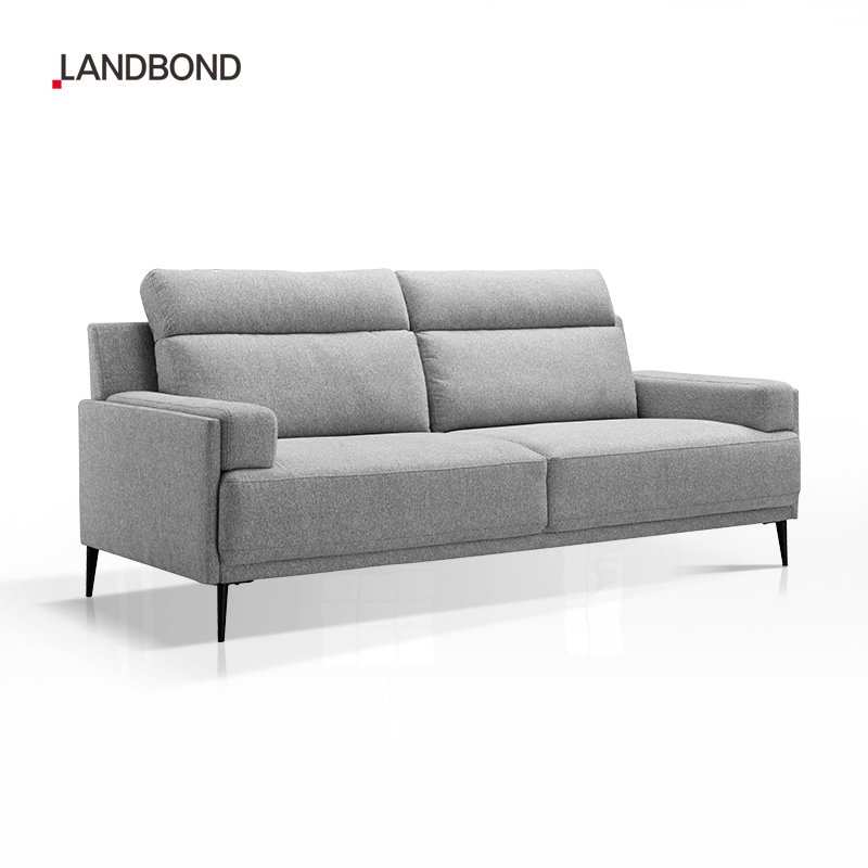 High Loading 3 seater White fabric sofa modern luxury wooden sofa set furniture living room sofa set furniture