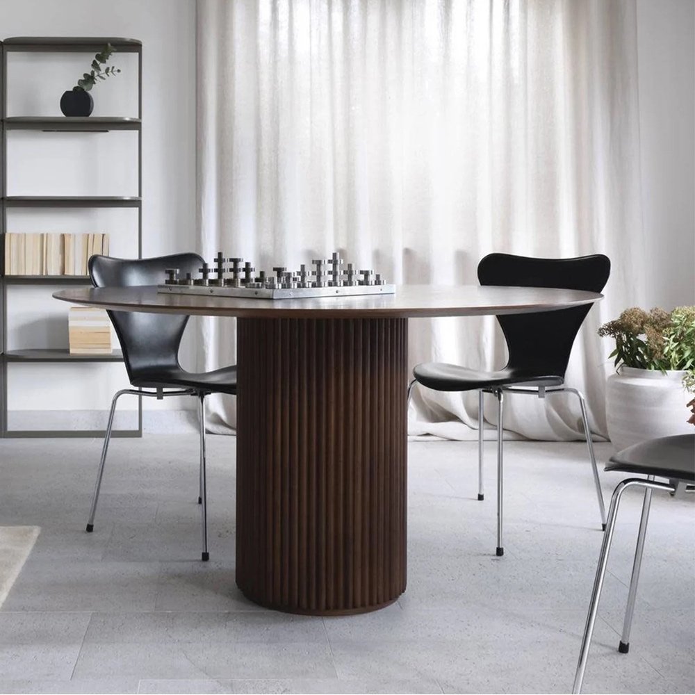 popular Customizable black outdoor furniture dining table wood set for 8