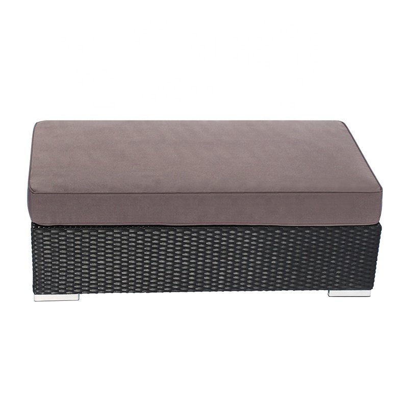 Best Sale Garden Wicker Sectional Couch Furniture Outdoor Patio Rattan Aluminum Conversation Sofa set with Dining Table