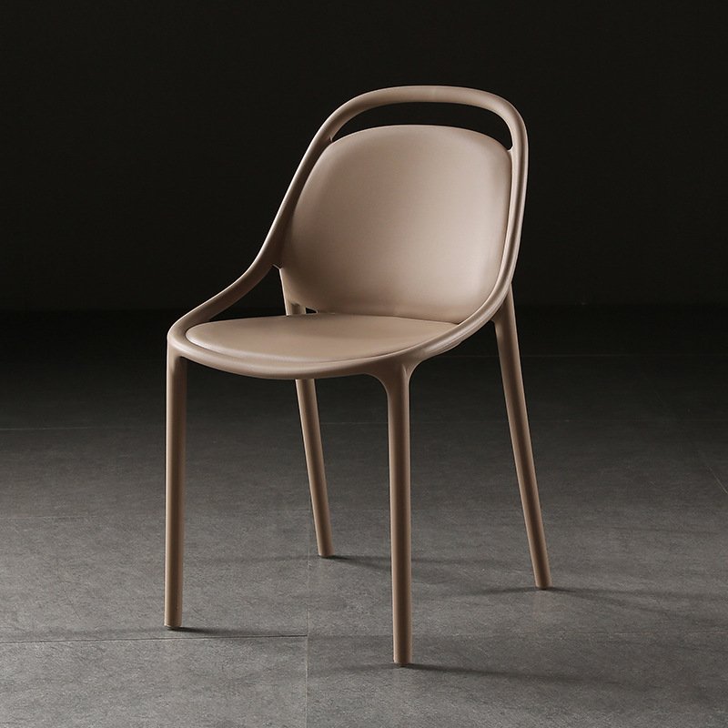 Home stackable colorful armless pp plastic chairs for outdoor Good Quality Style Indoor Leisure Plastic Dinning Chair
