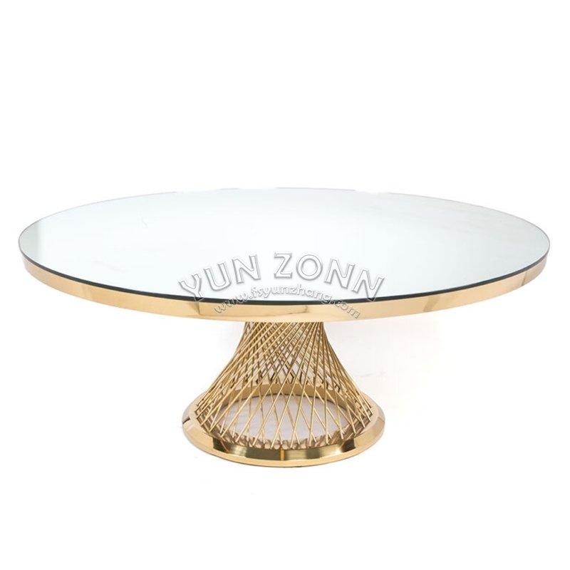 Modern round Marble Table and Steel-Chair Dining Room Furniture for Restaurant Hotel Home Villa