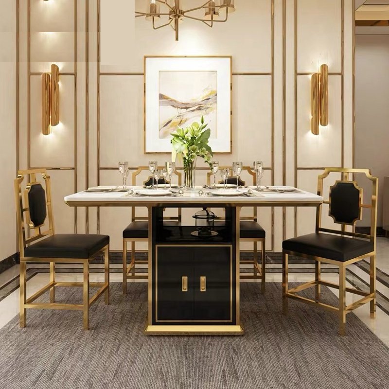 China factory directly wholesale European dining set dining table furniture sets with cheap price