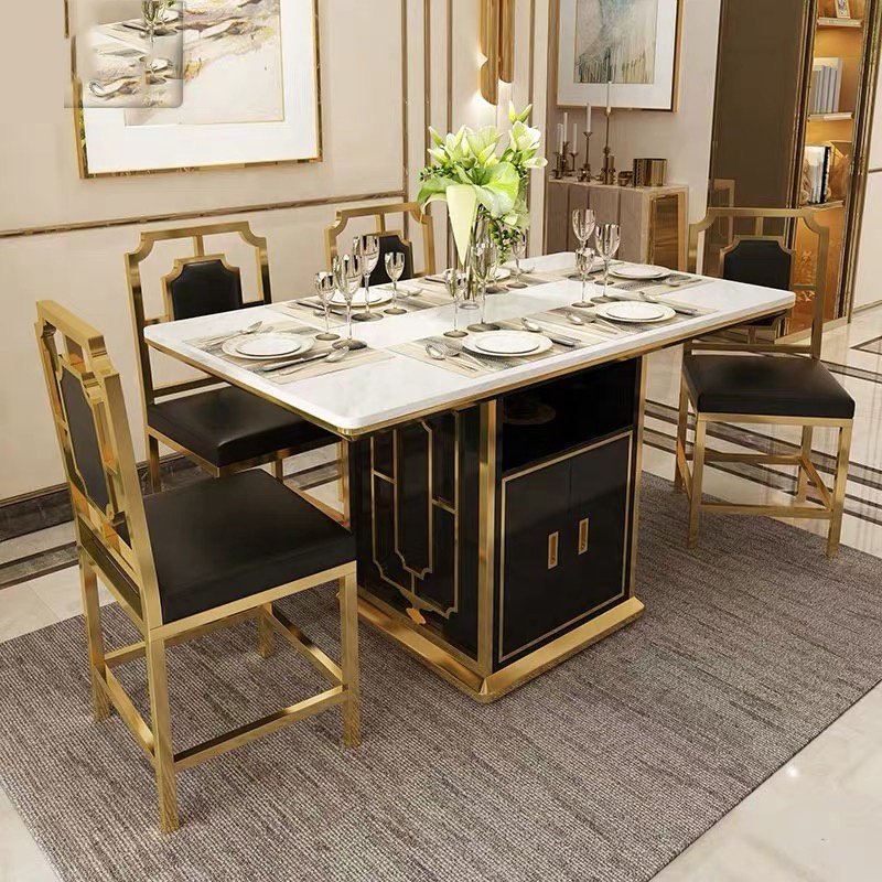 China factory directly wholesale European dining set dining table furniture sets with cheap price