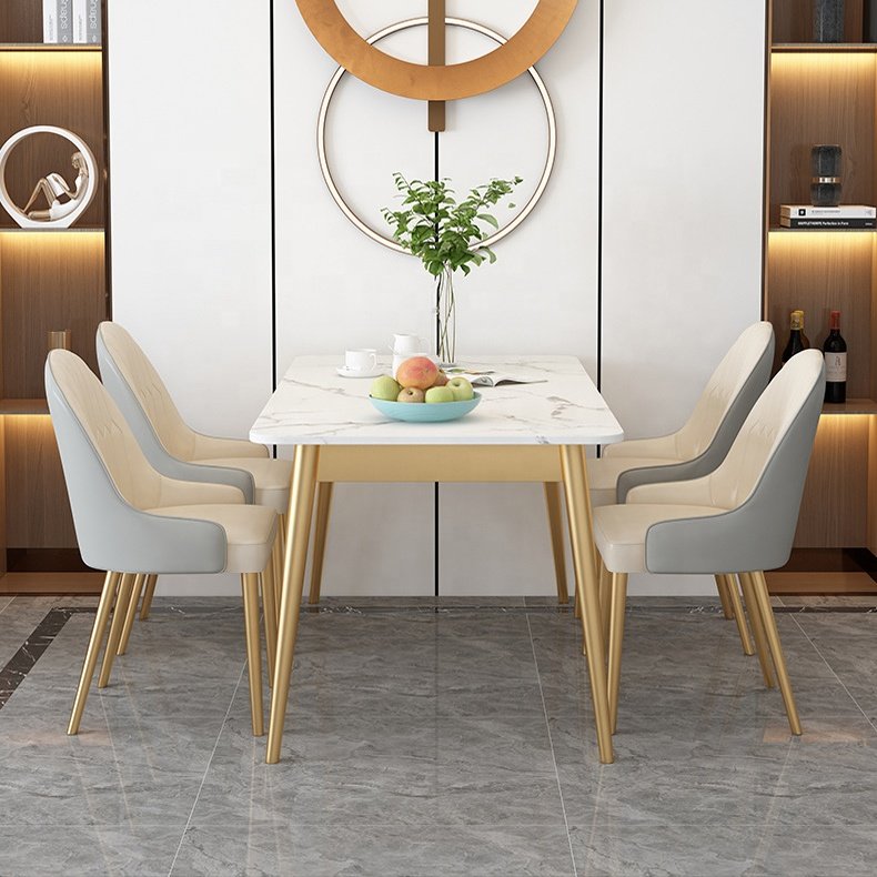 Luxury marble dining table set modern dining tables dining room furniture sets