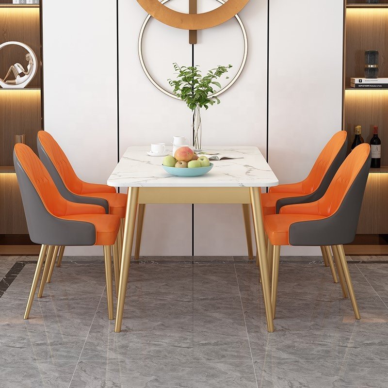 Luxury marble dining table set modern dining tables dining room furniture sets