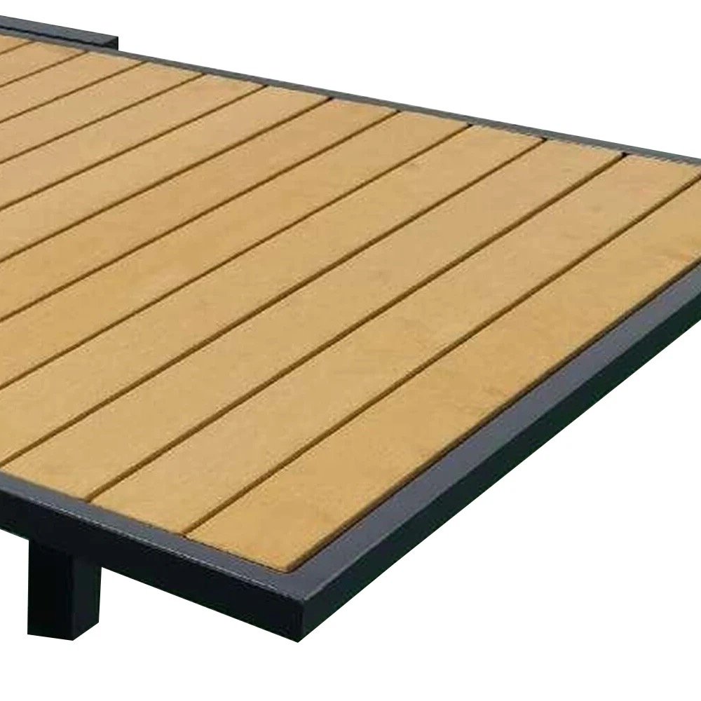 Modern Aluminum Outdoor dinning set Patio Table garden furniture For Living room Hotel Extendable Dining Table Extension Table