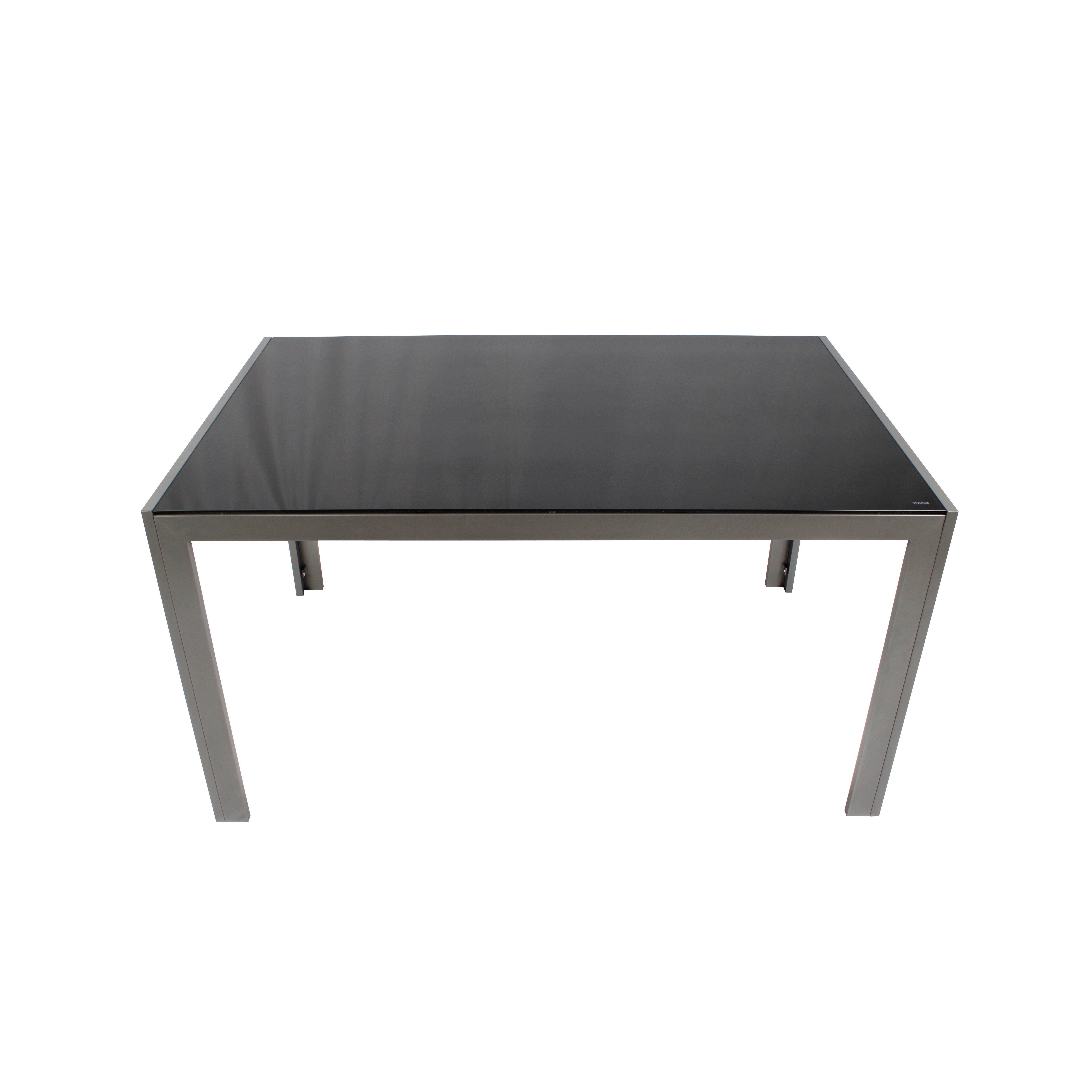 1.4m glass big garden aluminum table with chair for dinner or picnic