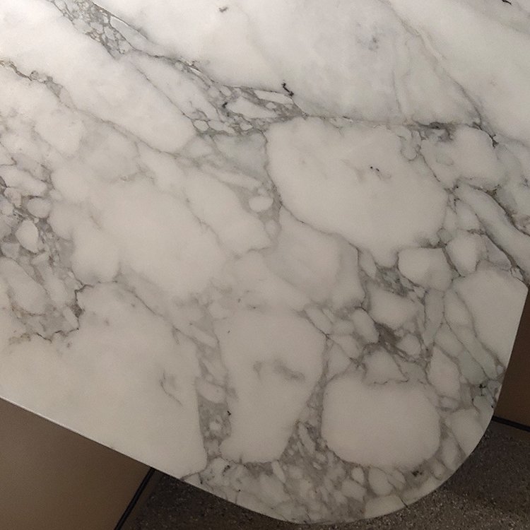 Hot Sell Modern Luxury Golden Stainless Steel Dining Table With Marble For Dining Room Furniture Dining Table
