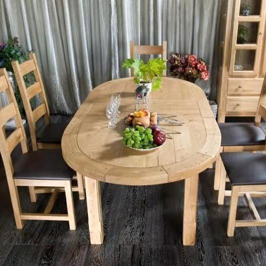 oak expandable table dining table