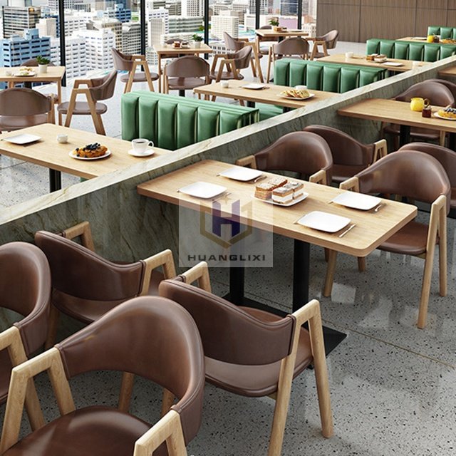 Dining Table Set 4 Dining Chairs Shop Wood Customize Color Juice Coffee Restaurant Antique Wooden Chair Modern Top Grade 2 Years