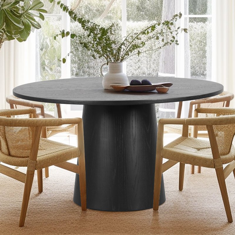 For Sale 2024 Solid Oak Pedestal Dining Table For Dining Room Home Kitchen And Hotel In Wholesale Prices