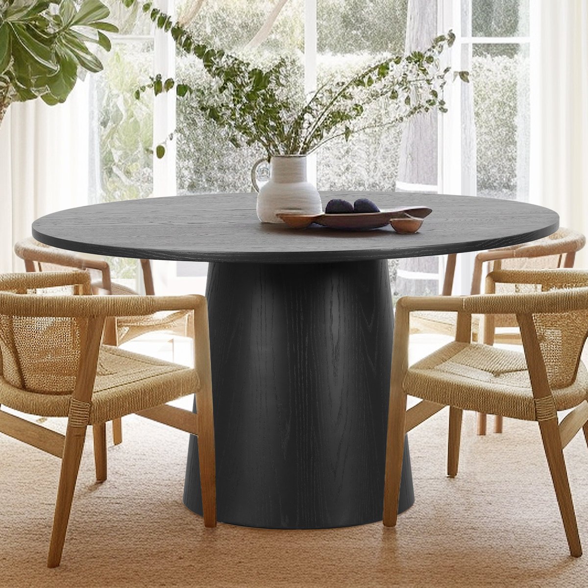 For Sale 2024 Solid Oak Pedestal Dining Table For Dining Room Home Kitchen And Hotel In Wholesale Prices