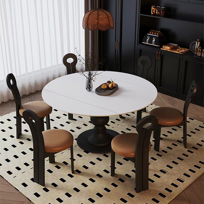 High quality customized modern apartment dining table, oval shaped luxury restaurant dining table