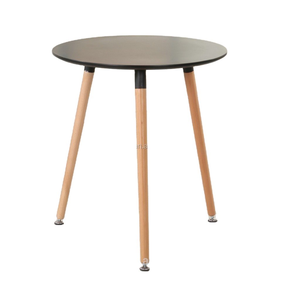 wood legs dining table MDF dining room table