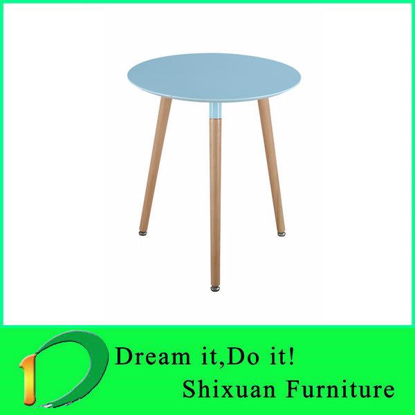 wood legs dining table MDF dining room table
