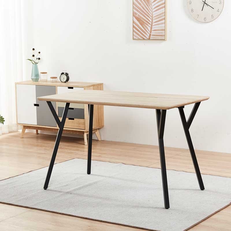 Home Furniture Wood Dining Table Set Kitchen Adjustable Modern 4 Seater with Chairs Living Furniture Top Grade Morden Simple
