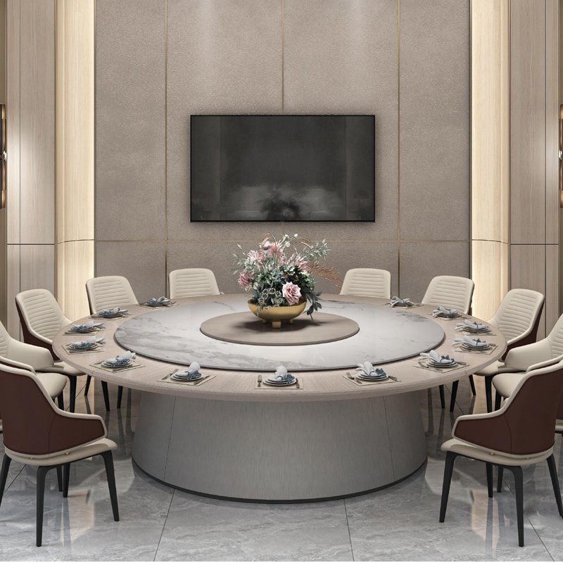 Modern round Marble Dining Table 80*80cm Square Metal Furniture for Kitchen Bedroom Hotel-Home Use