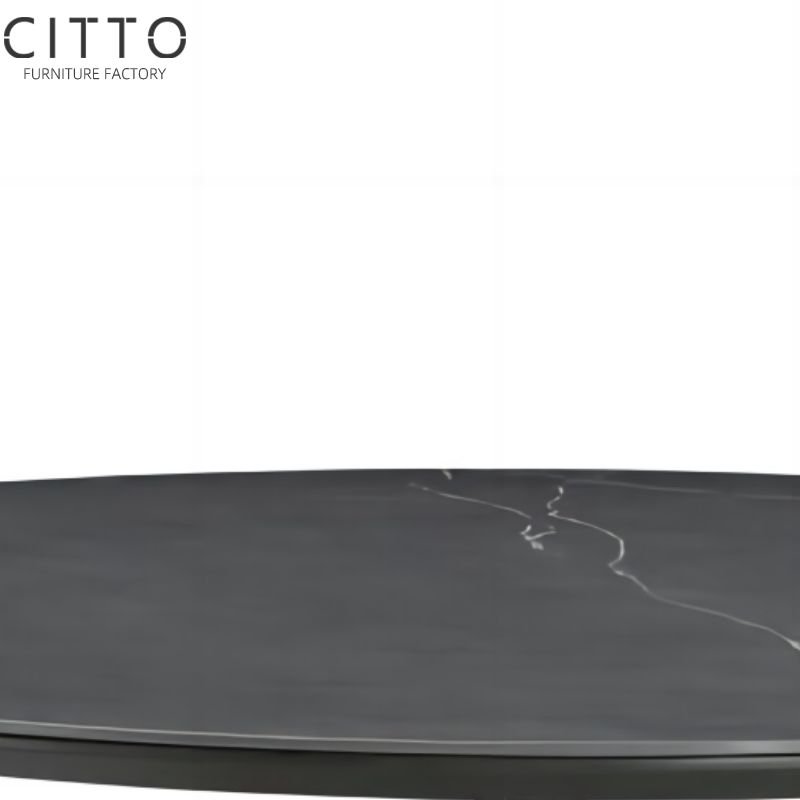 New Light Luxury Stone Dining Table and Chair Combination Round Dining Table Modern Turntable Rock Slab Italian Dining Table