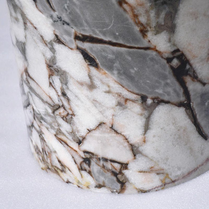 Customized High Quality Small Size Dining Table Restaurant Hotel Galaxy Blue Round Marble Dining Table