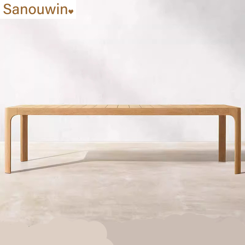 Popular Style Outdoor Teak Wood Dining Set Best Quality Teak Wood Dining Table And chair With Comfortable Cushion.