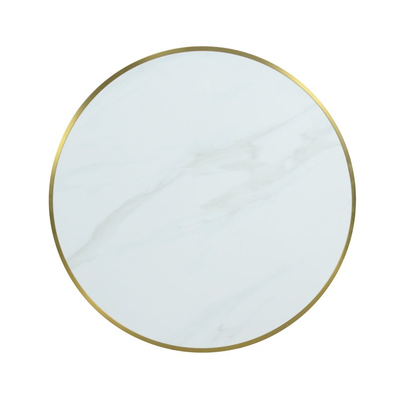 Dining Tables Cafe Table Fast Food Restaurant Table Oem & Odm Rectangle Porcelain Riprap/marble Home Furniture Metal Iron Modern