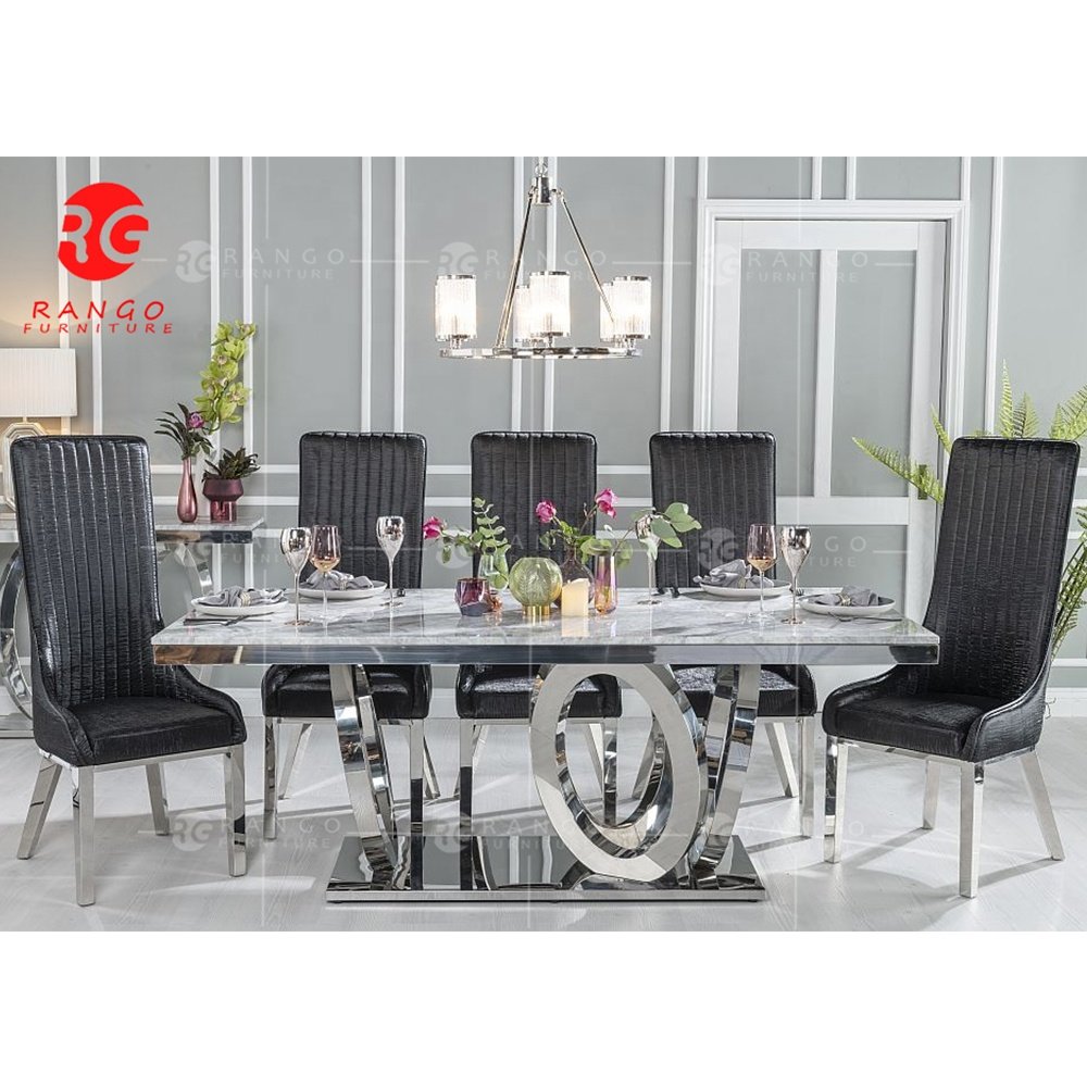 Luxury dining table marble top dining room sets dining tables esstisch