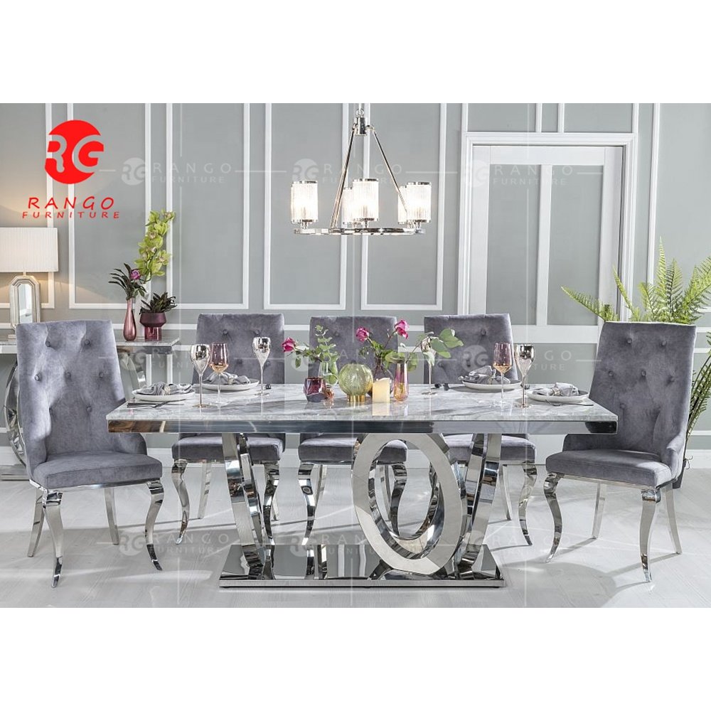 Luxury dining table marble top dining room sets dining tables esstisch