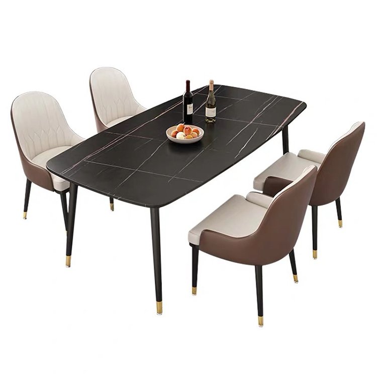 juego de comedor mesas y silas de lujo 120*80 a kitchen table living room marble dining table set 4 seater with chairs