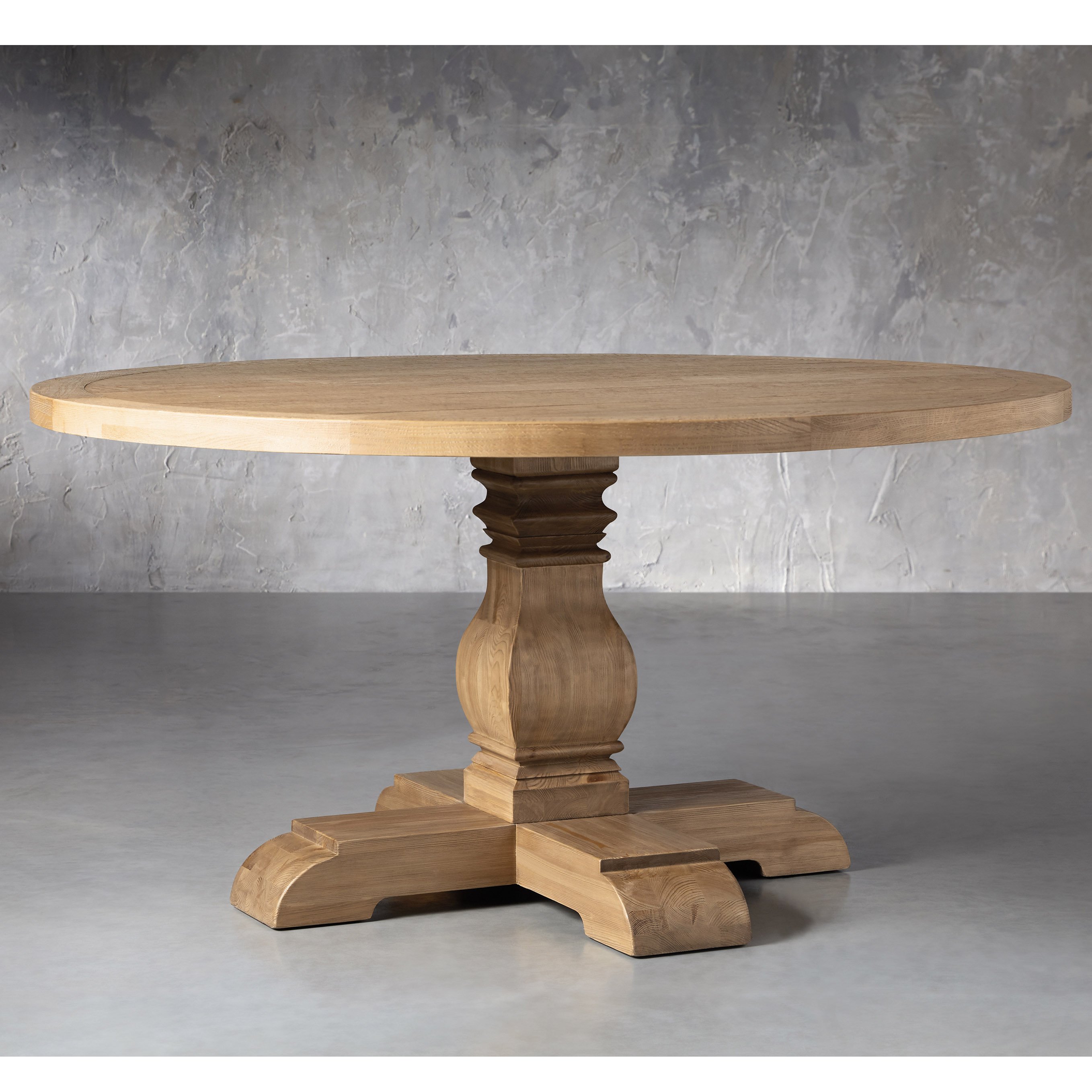 Modern home furniture luxury natural solid oak wooden room custom wood dining table