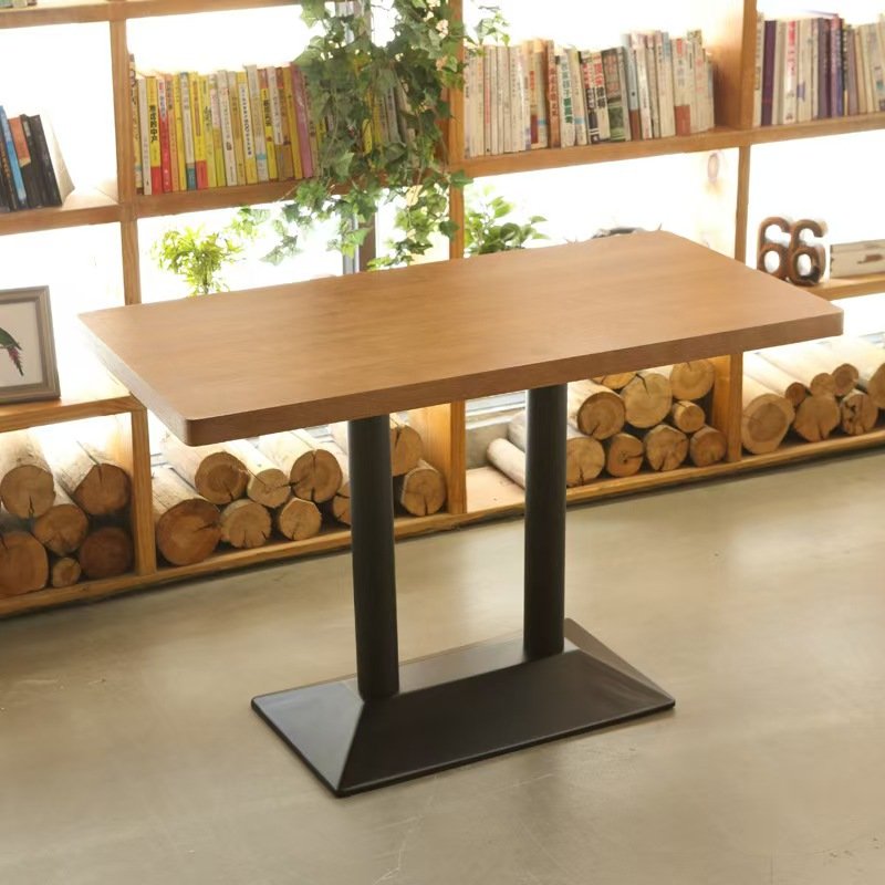 XY Best Solid wood dining table and chair combination outdoor small bar chair