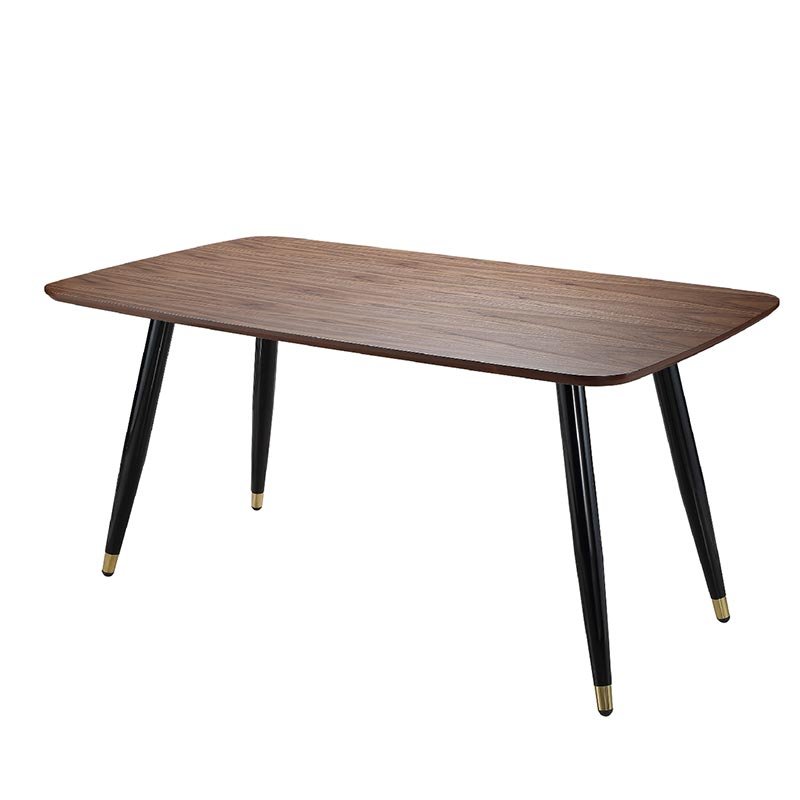 OPPEIN Dinning Room Furniture Modern Wood Top Dinning Table Set