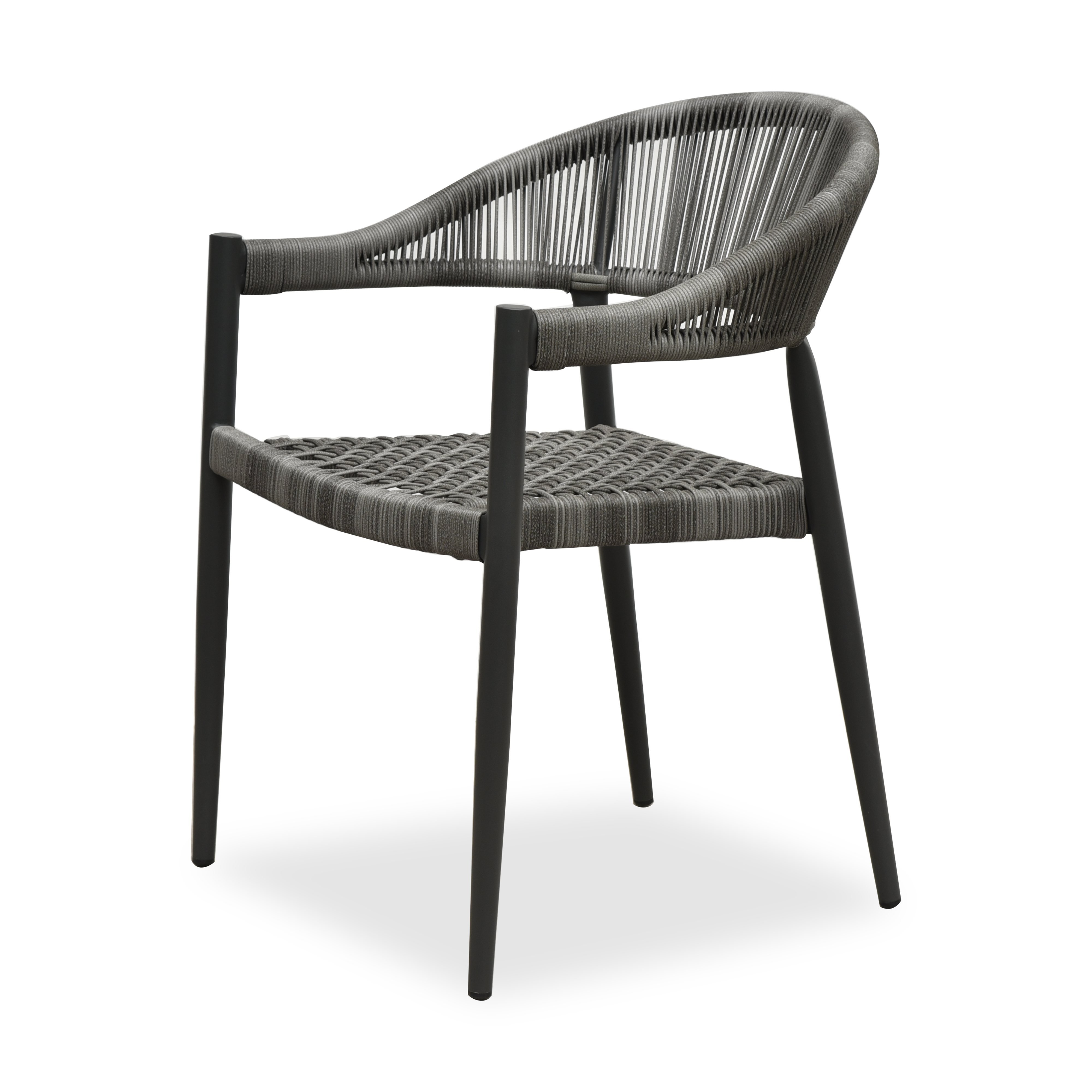 garden chairs and table set cafe outdoor furniture hotel patio outside PE rattan dining chair