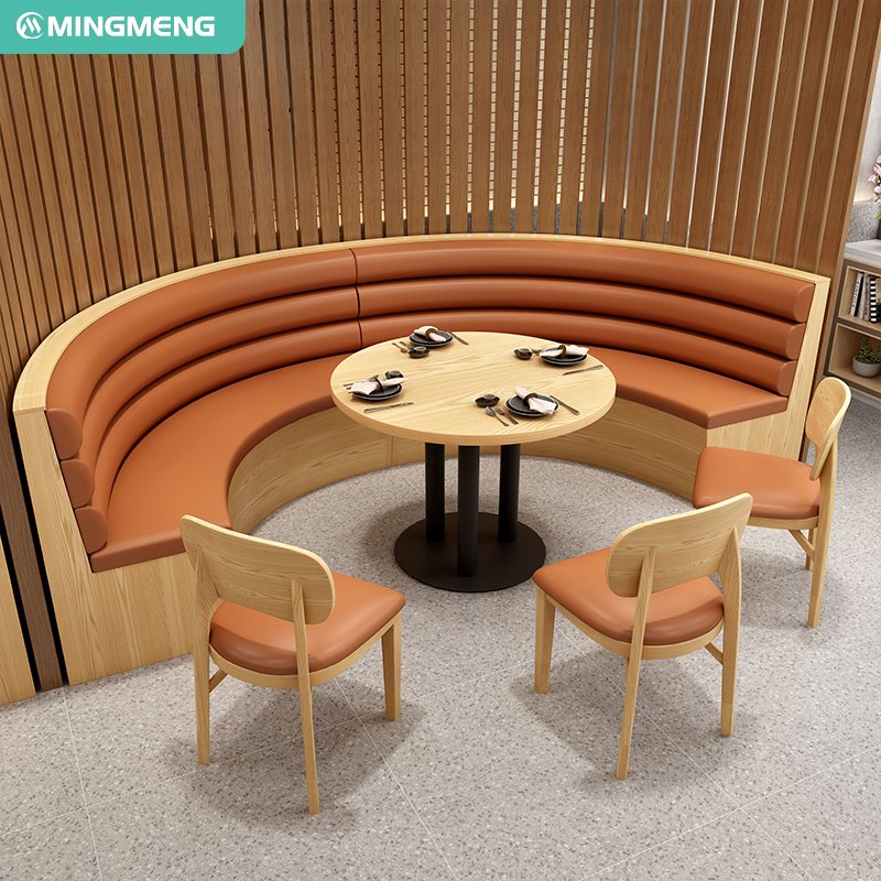 2024 New Arrival 5 Star Luxury Commercial Restaurant Furniture Wood Dining Set Tables Chairs for Hotels Cafes & Restaurants