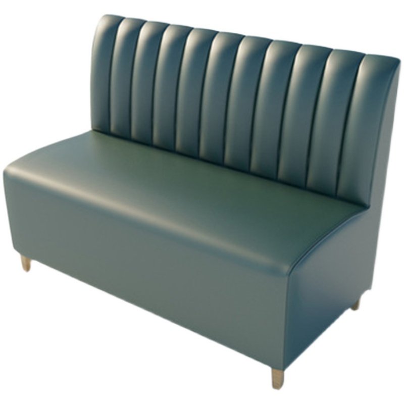 Factory customized restaurant leather booth sofa set cafe bench seating hotel marble dining table and chair set