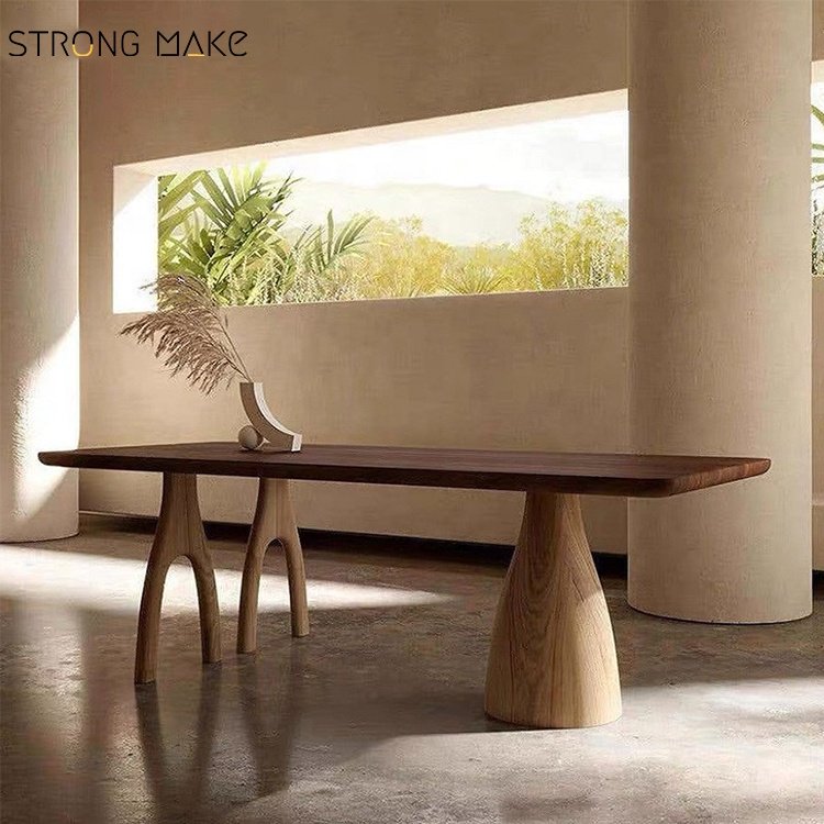 Modern Dining Room Sets Mesa Comedor Madera Solid Wood Dining Table And Chair Combination Kitchen Furniture Dining Table Set