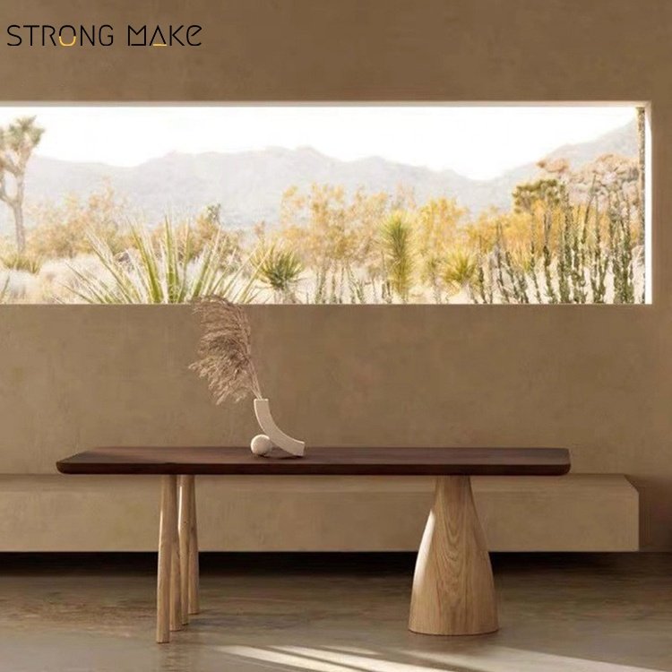 Modern Dining Room Sets Mesa Comedor Madera Solid Wood Dining Table And Chair Combination Kitchen Furniture Dining Table Set