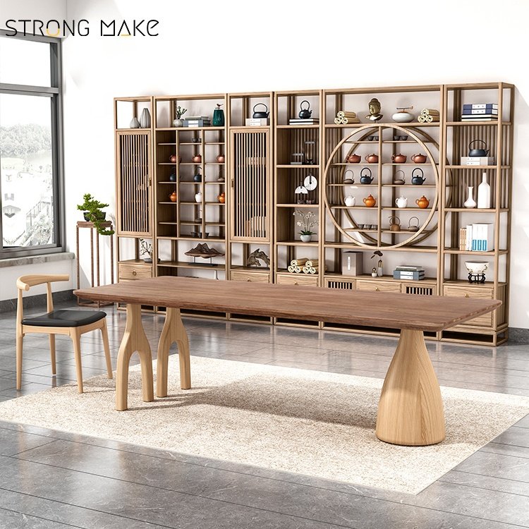 Modern Dining Room Sets Mesa Comedor Madera Solid Wood Dining Table And Chair Combination Kitchen Furniture Dining Table Set