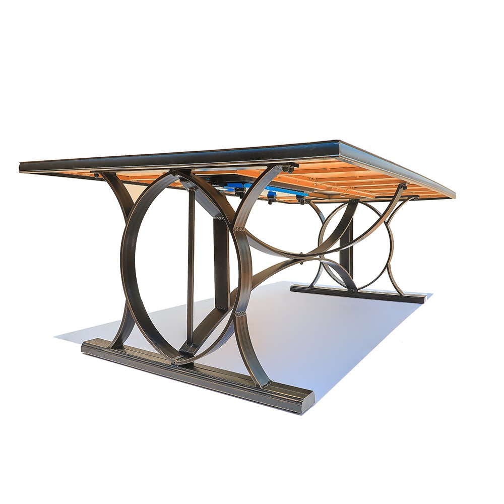 Modern outdoor patio furniture die casting aluminum furniture dining table garden furniture