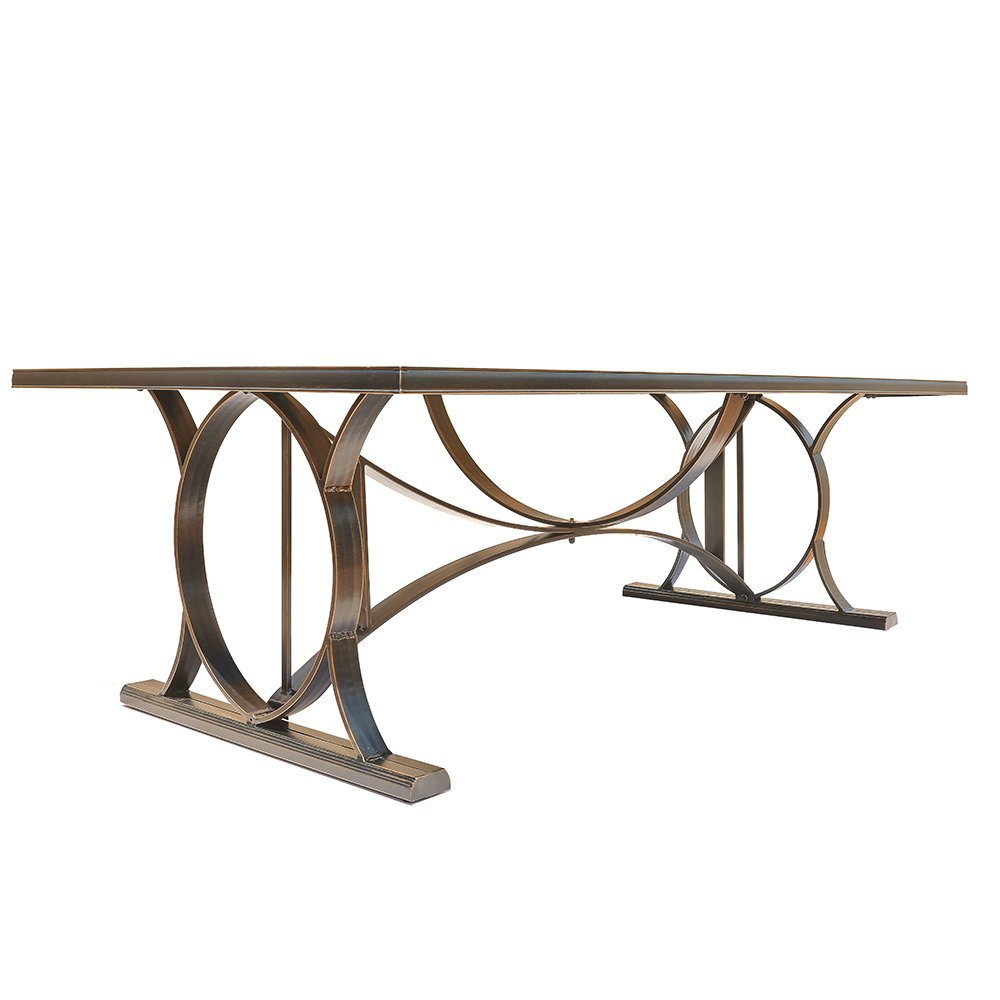 Modern outdoor patio furniture die casting aluminum furniture dining table garden furniture