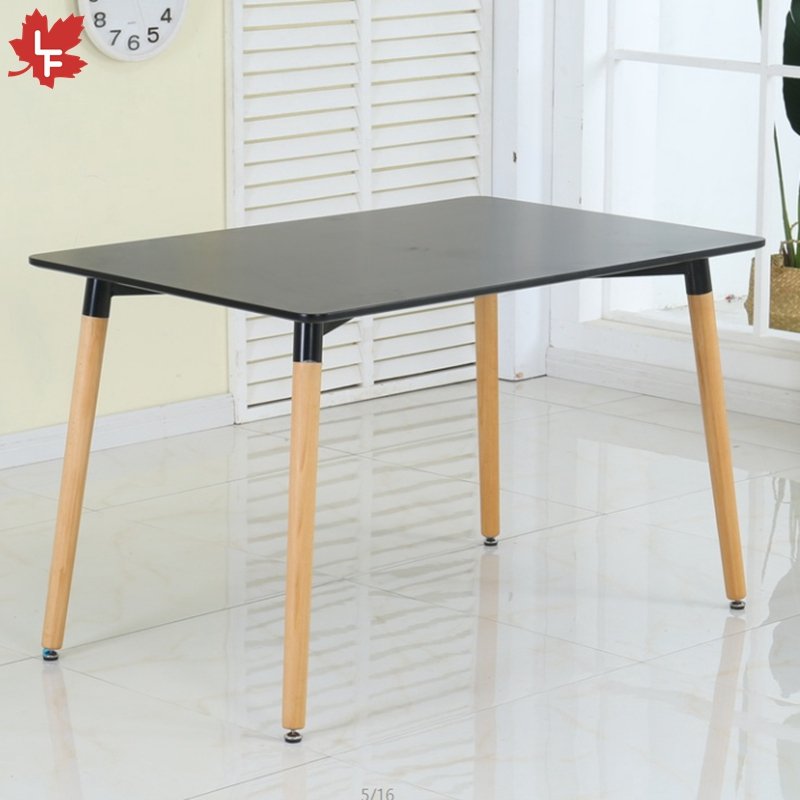 2022 China Nordic White Round Mdf Table Round Dining Table With Metal Legs Black Coffee Cafe Mdf Tulip Dining Table For Sale