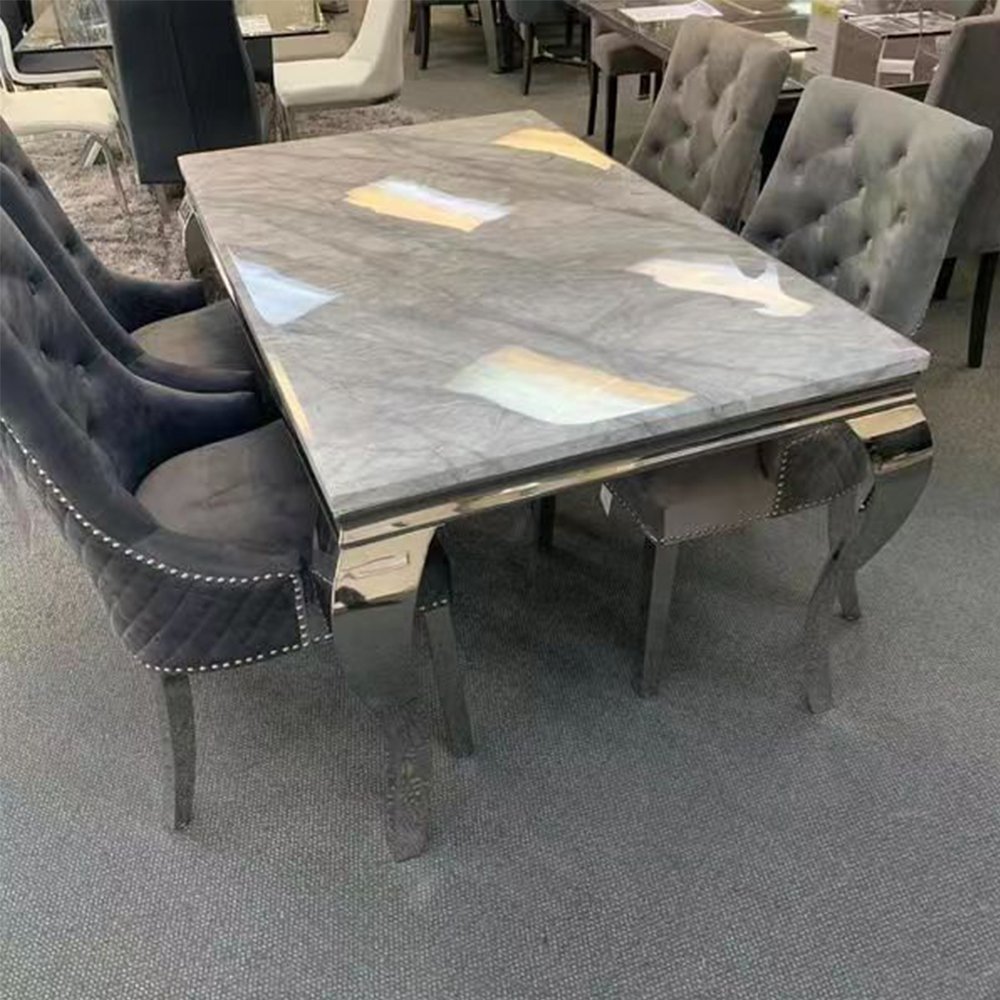 Online furniture shop kitchen furniture luxury dining room set dining table set with 4 chairs