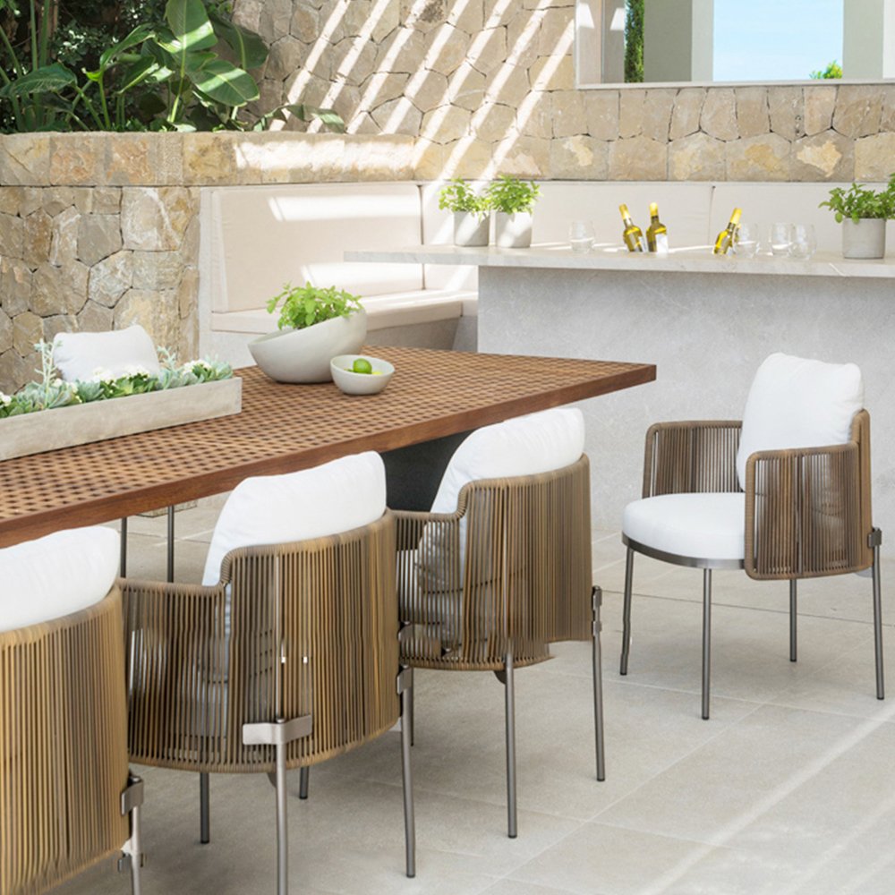 8-Piece Outdoor Dining Set Aluminum Patio Dining Table and Chairs Plastic Outdoor Furniture