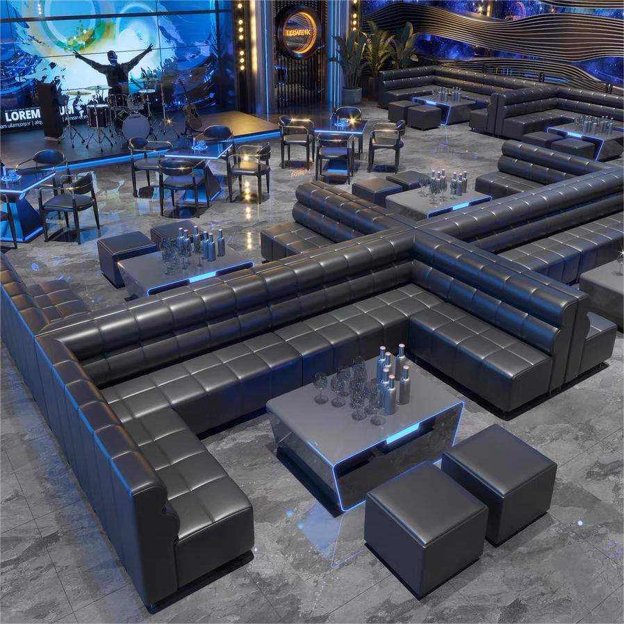 Led Luminous Bar Tables Lounge Restaurant Bar Glowing Table for Night Club