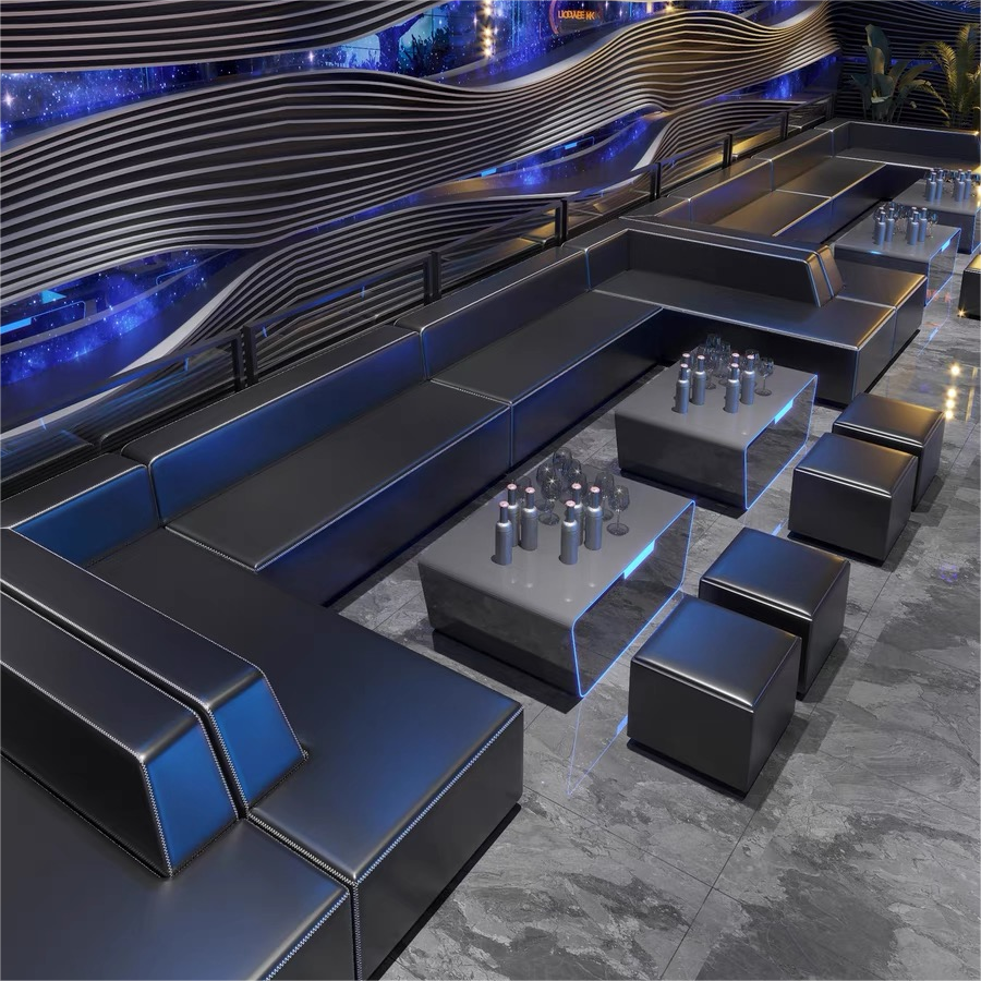 Led Luminous Bar Tables Lounge Restaurant Bar Glowing Table for Night Club