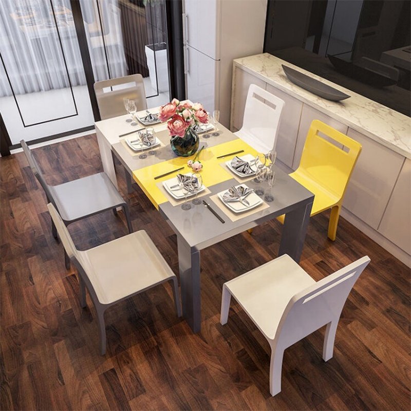 High Quality Home Dining Room Furniture Luxury Dining Table Set Modern Dining Chairs and Table for Restaurant