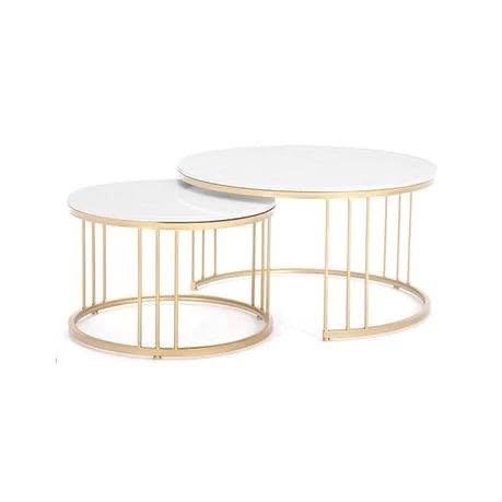Modern Marble Dinning Table Restaurant Luxury Stainless Steel Rose Gold Base Small Round Marble Top Dining Table