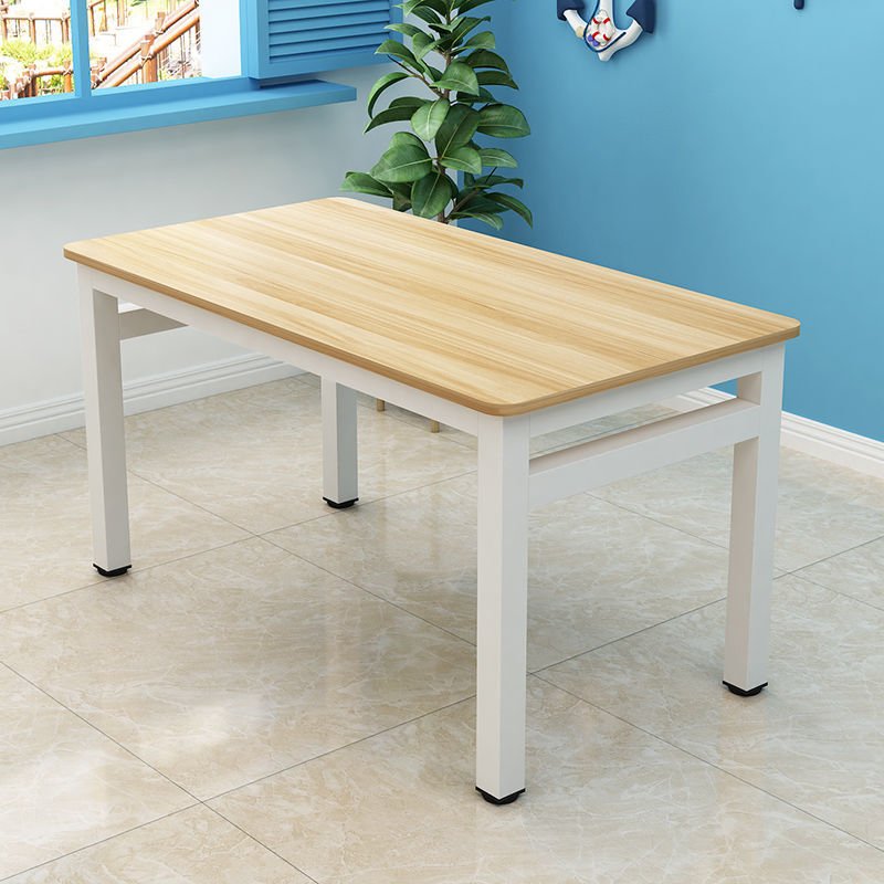 Small Apartment Square Dinner steel Wood Lunch dining Tables Chair Set