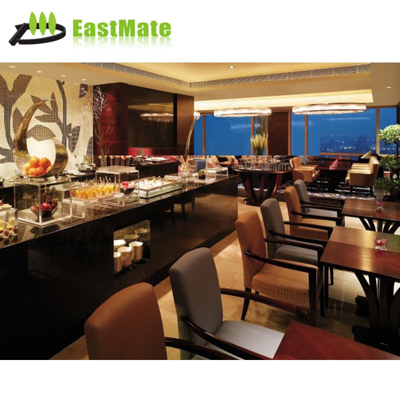 Commercial Furniture Wood, Restaurant Chairs Dining Table Set Modern Furniture Optional Solid for Restaurant Wooden Chair