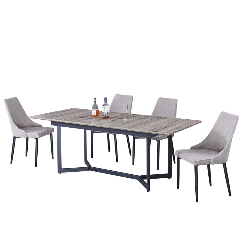 Direct Sales custom logo modern minimalist rectangular kitchen classic dining tables