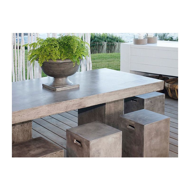 Factory Wholesale Setting Flower Building Outdoor Furniture Waterproof Sets Round Garden Dining Table Set